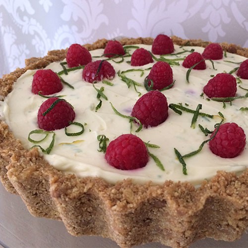 Raspberry & Lime Tart